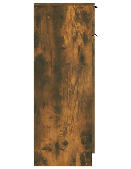 Încărcați imaginea în vizualizatorul Galerie, Dulap de baie, stejar fumuriu, 32x34x90 cm, lemn prelucrat - Lando
