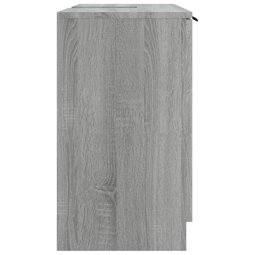 Dulap de baie, sonoma gri, 64,5x33,5x59 cm, lemn prelucrat - Lando