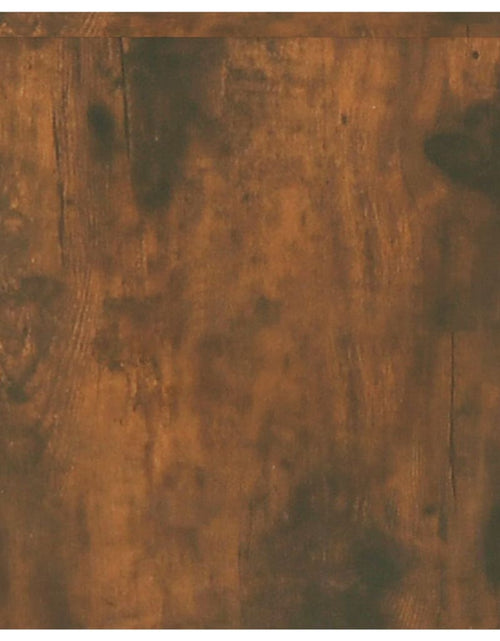 Încărcați imaginea în vizualizatorul Galerie, Comodă TV, stejar fumuriu, 102x35x36,5 cm, lemn prelucrat Lando - Lando
