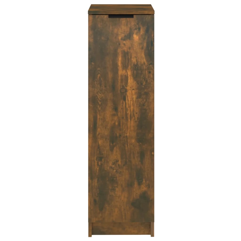 Pantofar, stejar fumuriu, 30x35x100 cm, lemn compozit - Lando