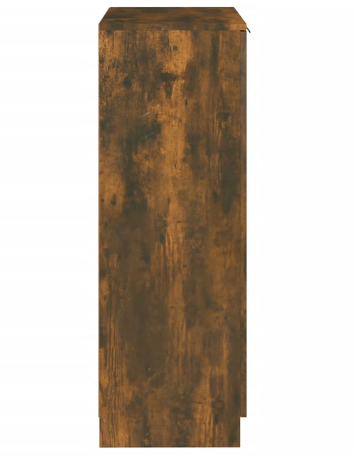 Încărcați imaginea în vizualizatorul Galerie, Pantofar, stejar fumuriu, 59x35x100 cm, lemn compozit - Lando
