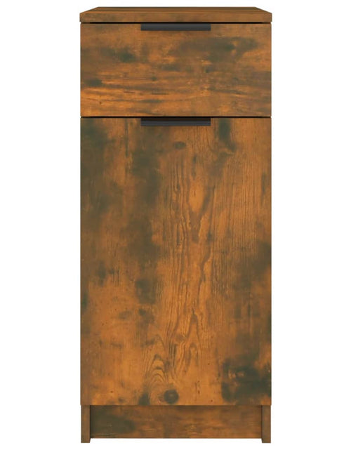 Загрузите изображение в средство просмотра галереи, Dulap de birou, stejar fumuriu, 33,5x50x75 cm, lemn prelucrat - Lando
