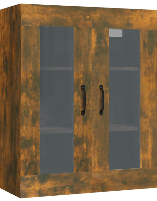 Încărcați imaginea în vizualizatorul Galerie, Dulap de perete suspendat, stejar fumuriu, 69,5x34x90 cm Lando - Lando
