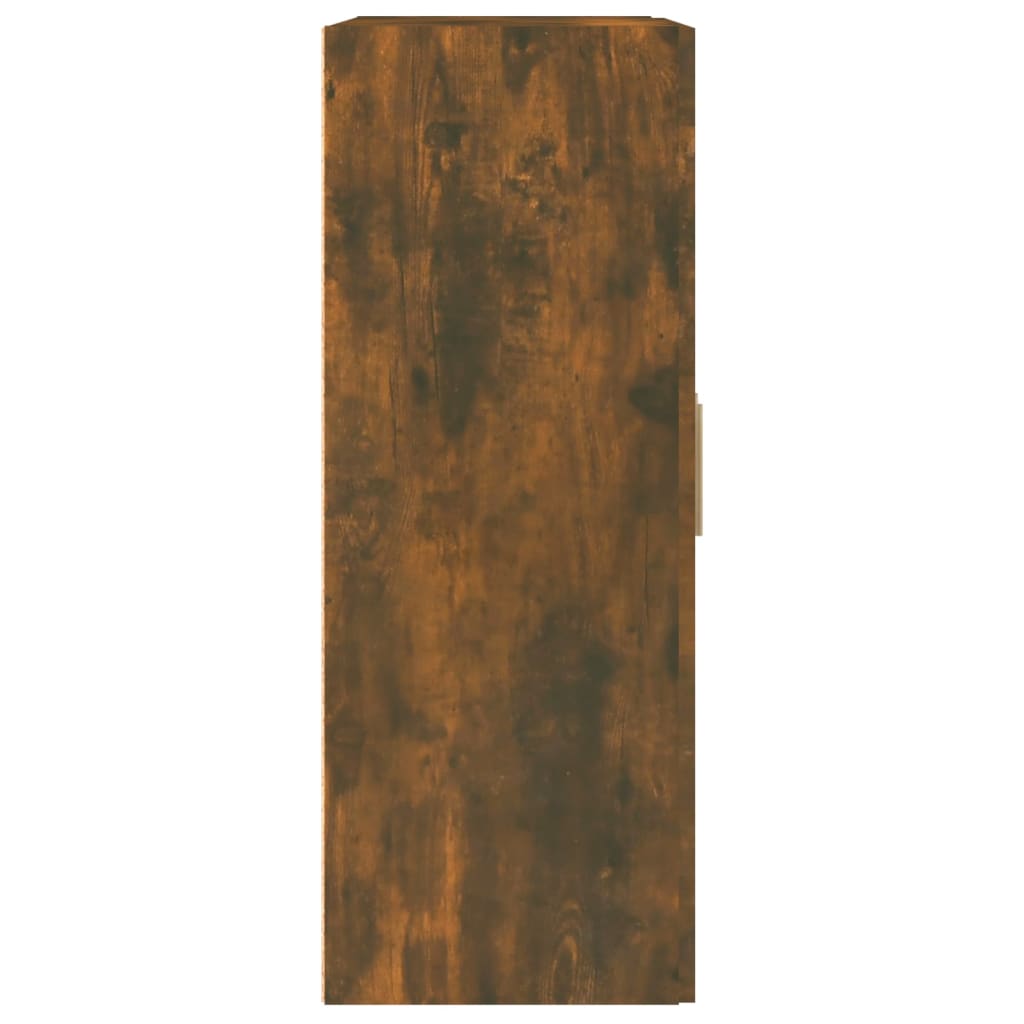 Dulap de perete, stejar fumuriu, 69,5x32,5x90 cm lemn prelucrat Lando - Lando