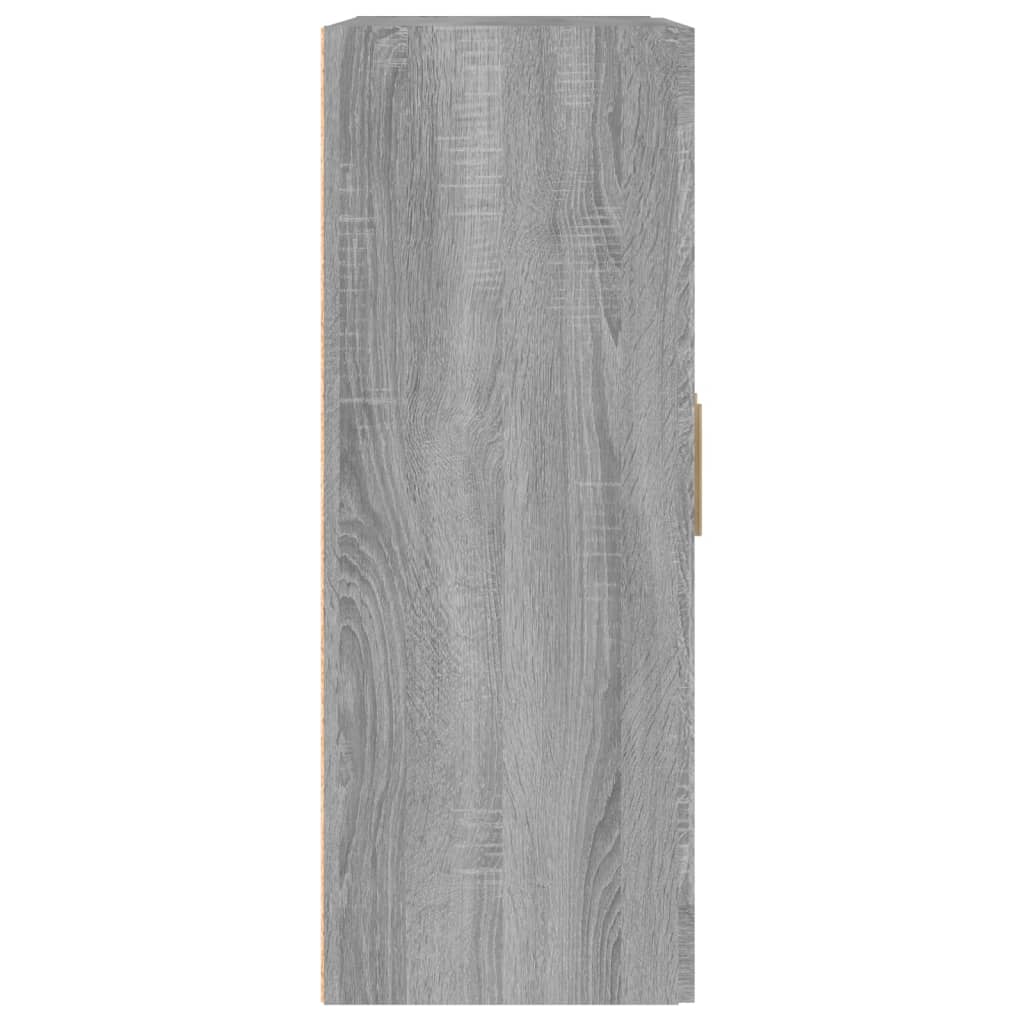 Dulap de perete, gri sonoma, 69,5x32,5x90 cm, lemn prelucrat Lando - Lando
