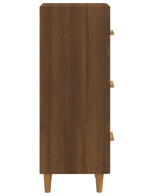 Încărcați imaginea în vizualizatorul Galerie, Servantă, stejar maro, 34,5x34x90 cm, lemn compozit Lando - Lando
