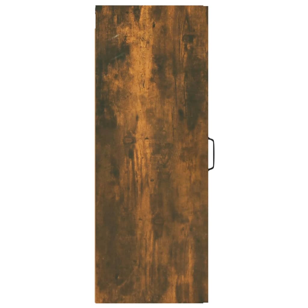 Dulap de perete suspendat, stejar fumuriu, 34,5x34x90 cm, lemn Lando - Lando