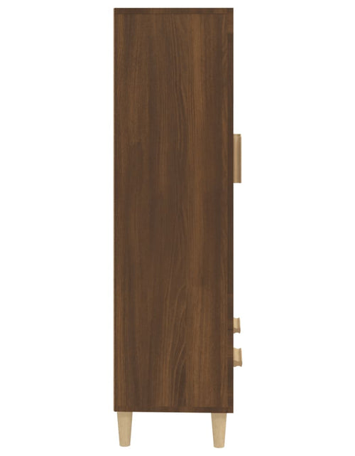 Încărcați imaginea în vizualizatorul Galerie, Dulap înalt, stejar maro, 70x31x115 cm, lemn compozit Lando - Lando
