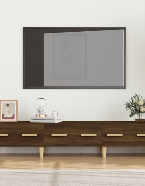 Загрузите изображение в средство просмотра галереи, Comodă TV, stejar maro, 150x34,5x30 cm, lemn compozit Lando - Lando
