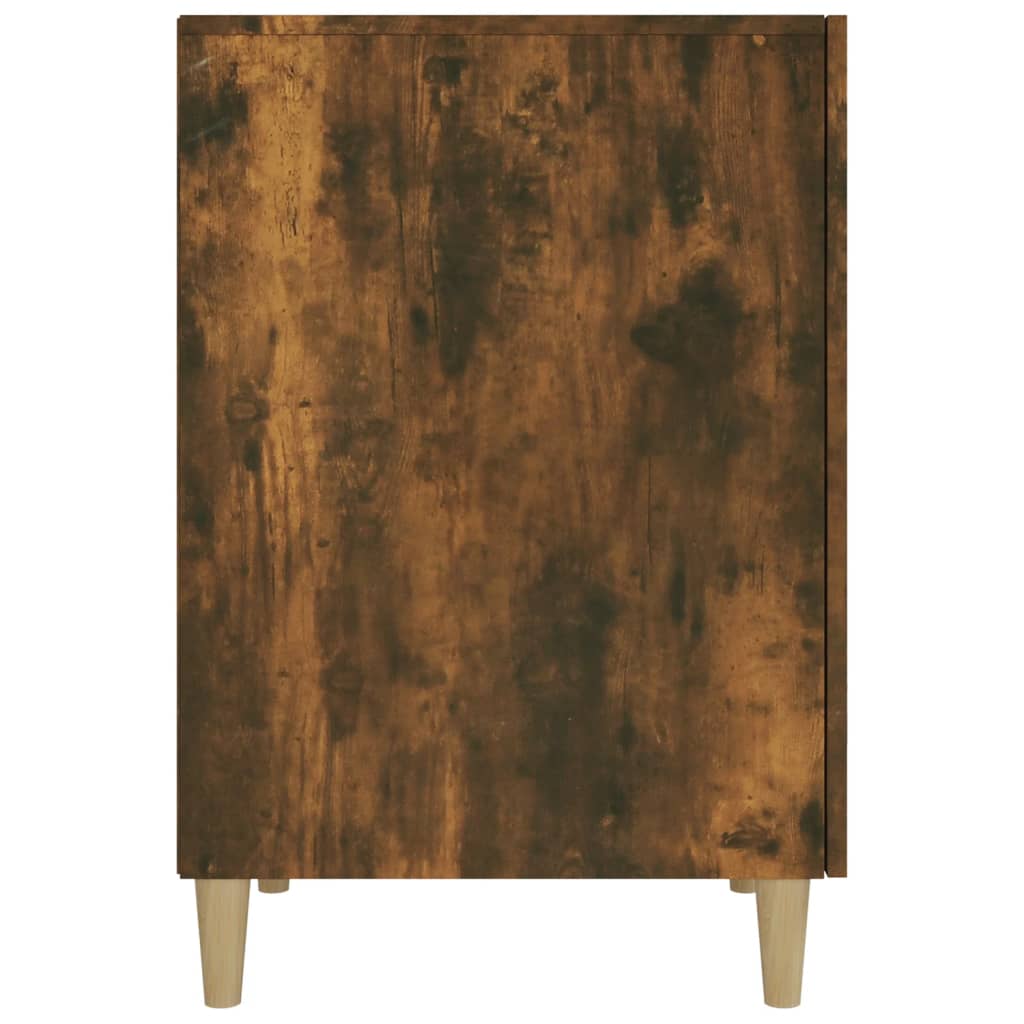 Birou, stejar fumuriu, 140x50x75 cm, lemn compozit - Lando