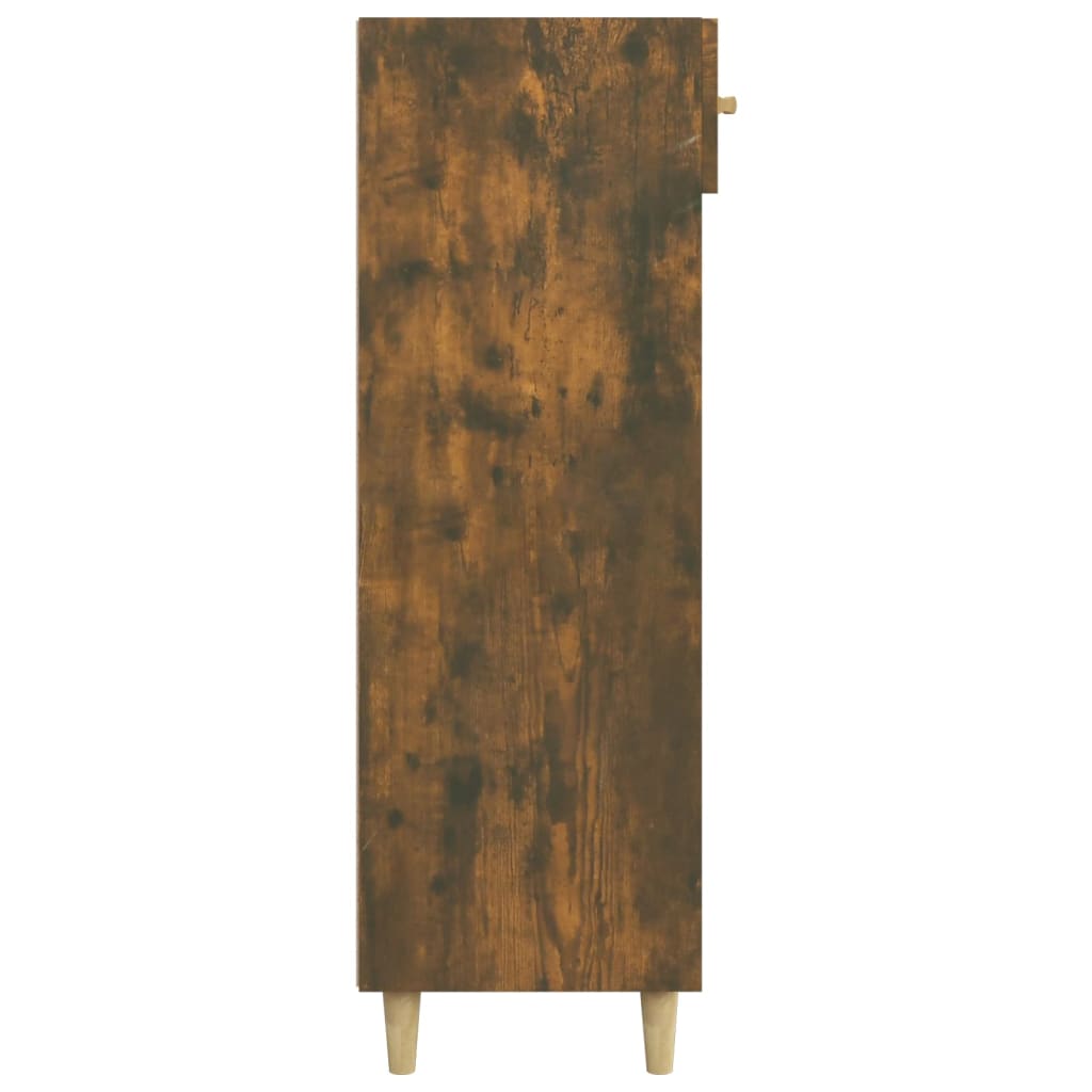 Pantofar, stejar fumuriu, 60x35x105 cm, lemn compozit - Lando