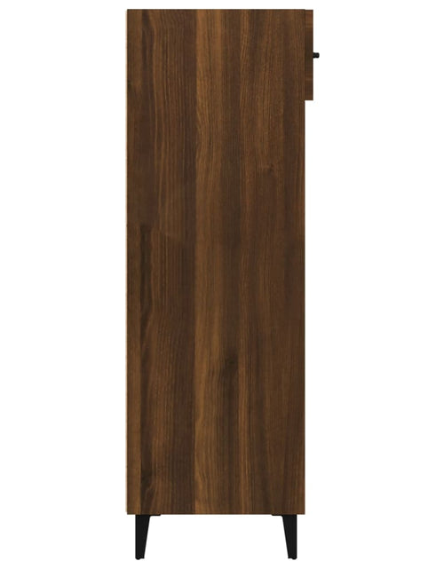 Încărcați imaginea în vizualizatorul Galerie, Pantofar, stejar maro, 60x35x105 cm, lemn compozit Lando - Lando
