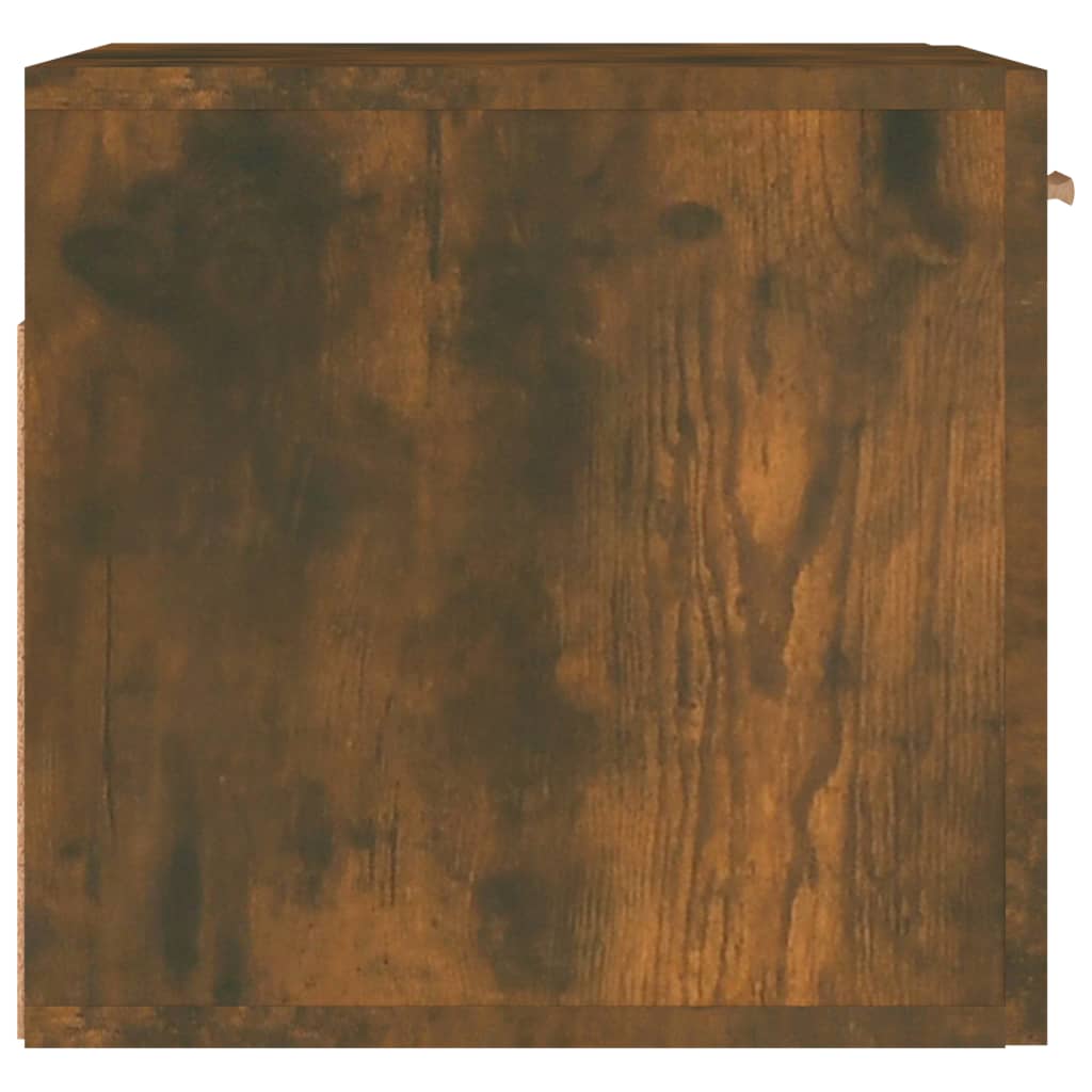 Dulap de perete, stejar fumuriu, 80x35x36,5 cm, lemn compozit Lando - Lando