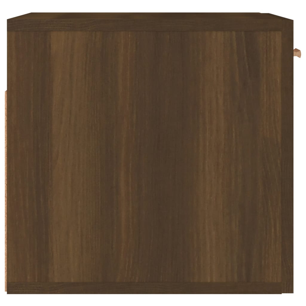 Dulap de perete, stejar maro, 80x35x36,5 cm, lemn compozit Lando - Lando