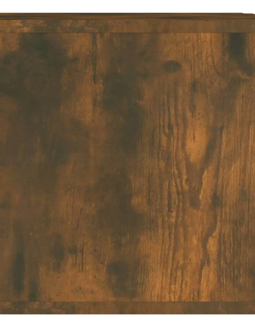 Încărcați imaginea în vizualizatorul Galerie, Comodă perete, stejar fumuriu, 80x35x36,5 cm, lemn prelucrat Lando - Lando
