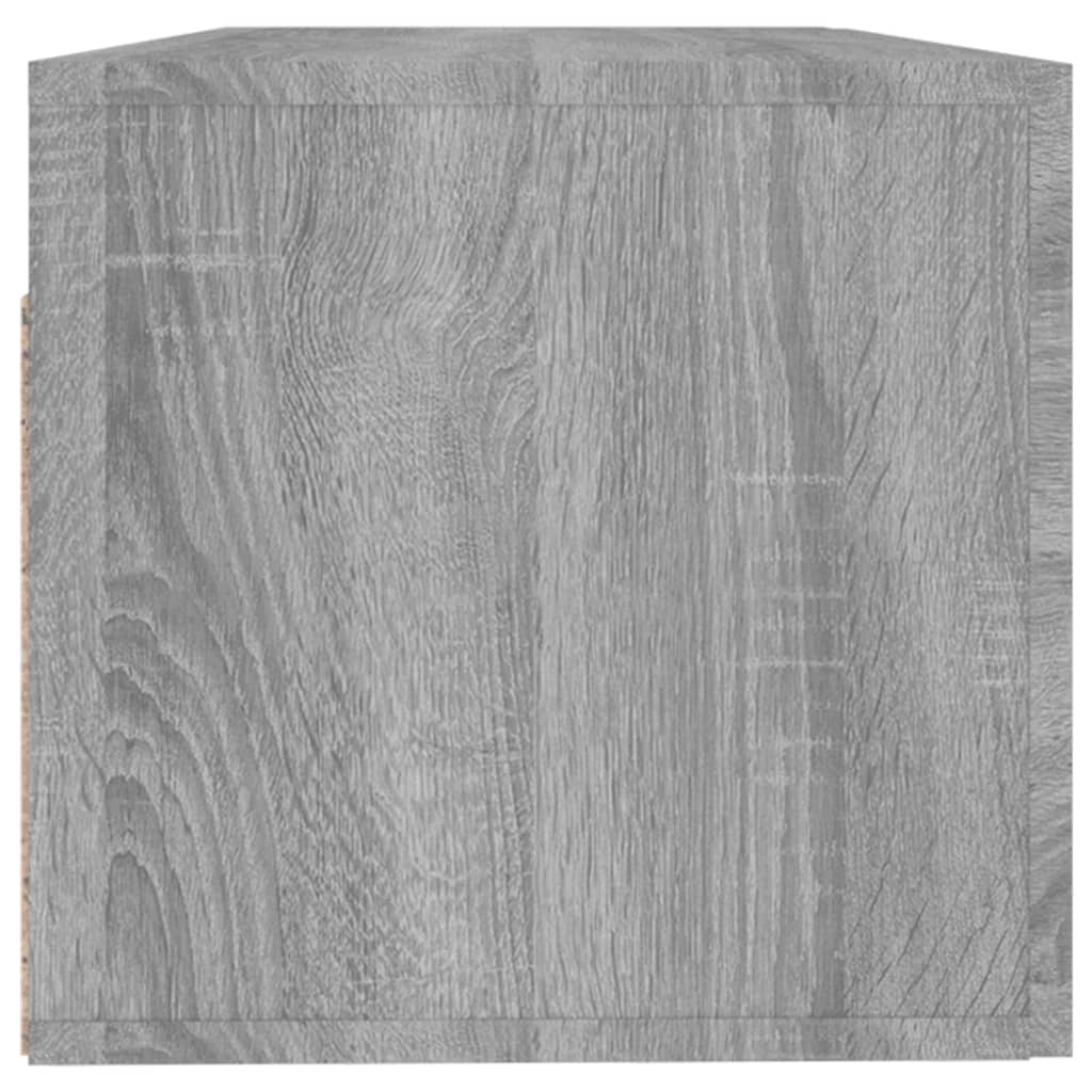 Dulap de perete, gri sonoma, 100x36,5x35 cm, lemn prelucrat - Lando