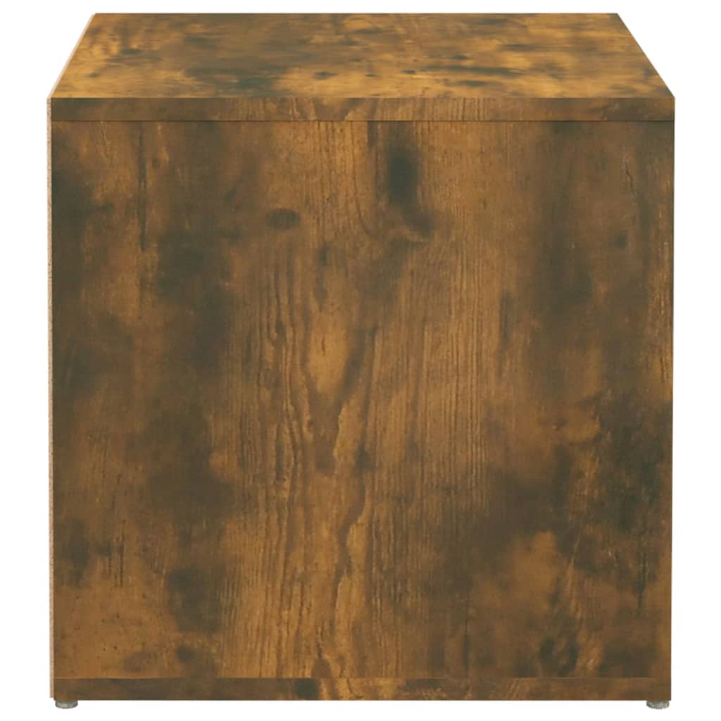 Cutie cu sertar, stejar sonoma, 40,5x40x40 cm, lemn compozit - Lando