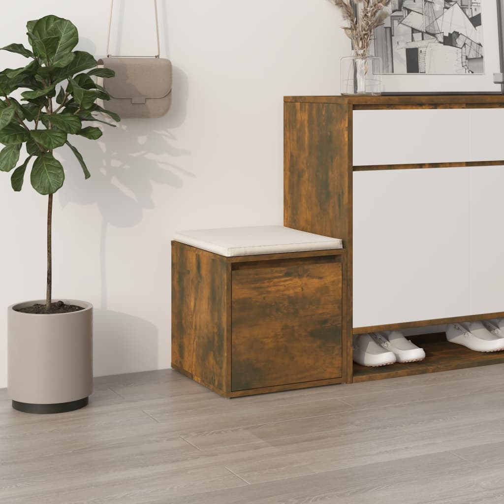 Cutie cu sertar, stejar sonoma, 40,5x40x40 cm, lemn compozit - Lando