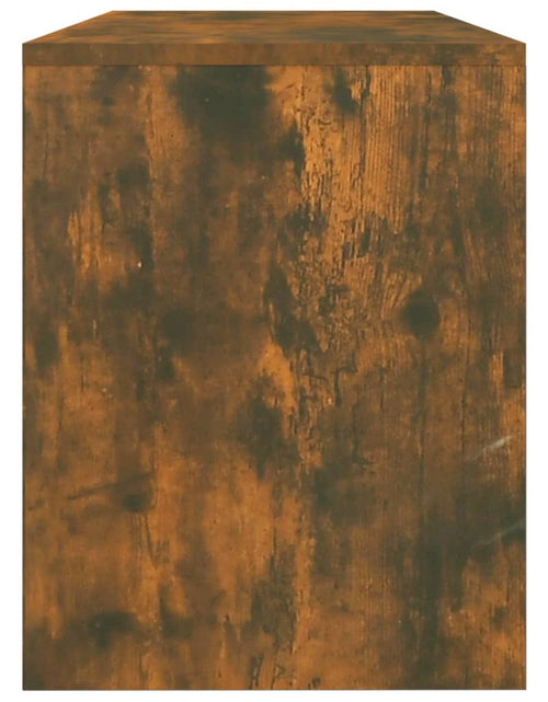 Încărcați imaginea în vizualizatorul Galerie, Taburet de toaletă, stejar fumuriu, 70x35x45 cm, lemn prelucrat - Lando

