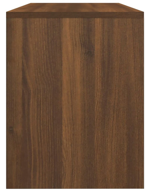 Încărcați imaginea în vizualizatorul Galerie, Taburet de toaletă, stejar maro, 70x35x45 cm, lemn prelucrat - Lando
