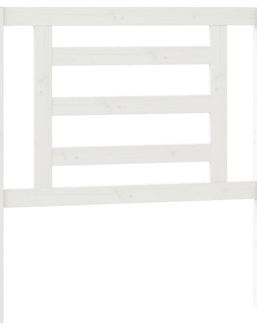 Загрузите изображение в средство просмотра галереи, Pat de zi extensibil, alb, 2x(90x200) cm, lemn masiv de pin - Lando
