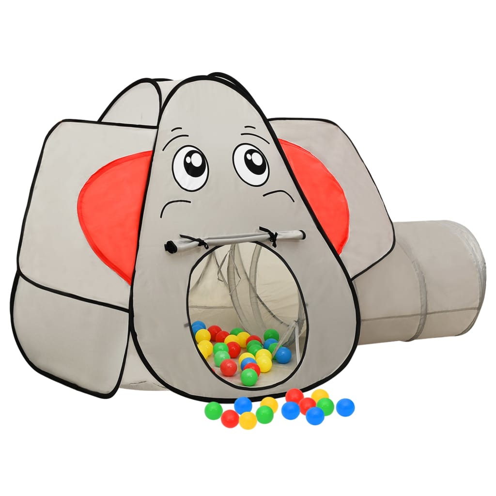 Cort de joacă elefant pentru copii, gri, 174x86x101 cm Lando - Lando
