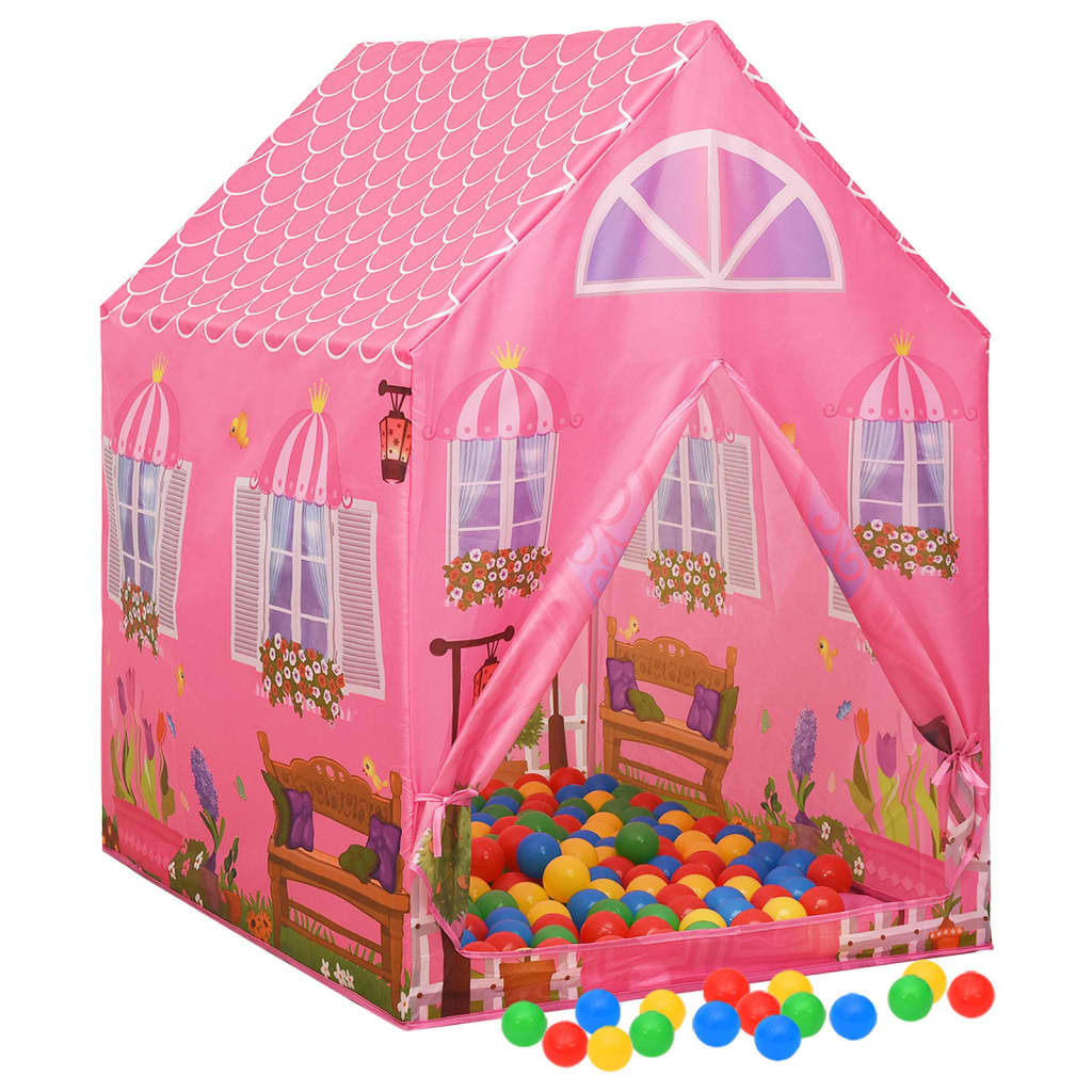 Cort de joacă pentru copii, roz, 69x94x104 cm Lando - Lando