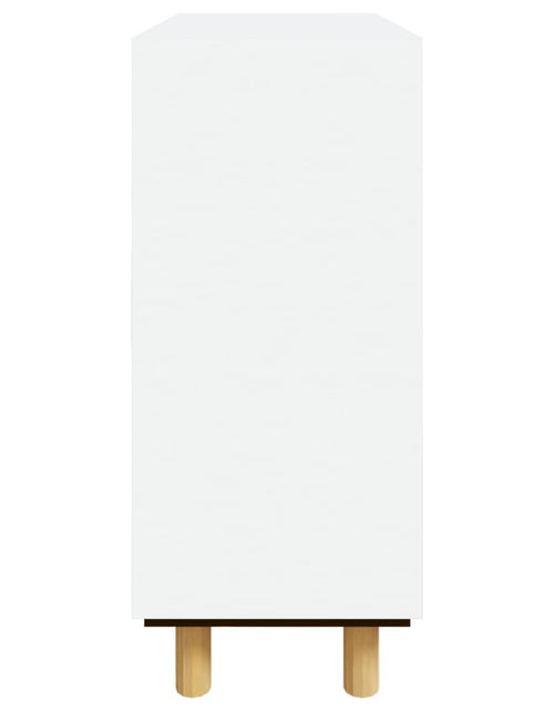 Încărcați imaginea în vizualizatorul Galerie, Servantă, alb, 60x30x70 cm, lemn masiv pin și ratan natural Lando - Lando
