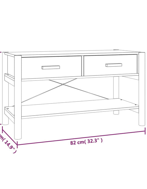 Загрузите изображение в средство просмотра галереи, Comodă TV, alb, 82x38x45 cm, lemn prelucrat Lando - Lando
