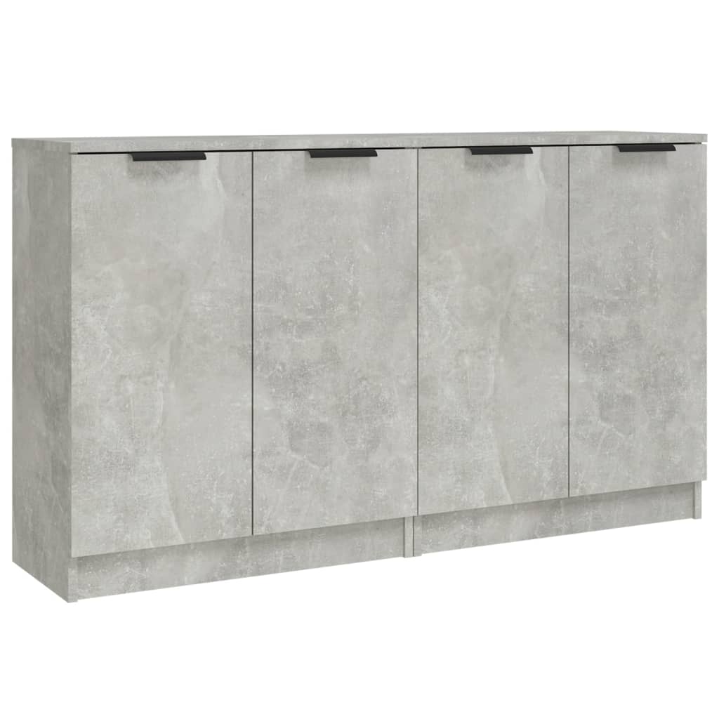 Servante, 2 piese, gri beton, 60x30x70 cm, lemn prelucrat - Lando