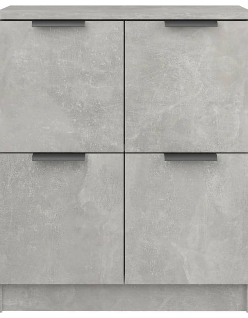 Încărcați imaginea în vizualizatorul Galerie, Servante, 2 piese, gri beton, 60x30x70 cm, lemn prelucrat Lando - Lando
