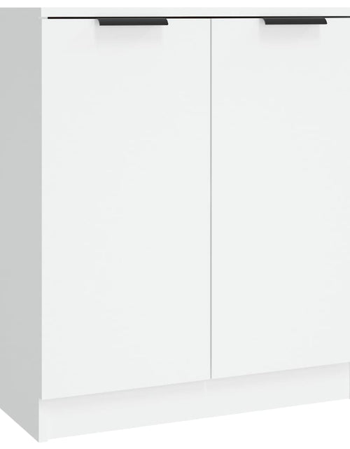 Încărcați imaginea în vizualizatorul Galerie, Servante, 3 piese, alb, lemn prelucrat - Lando
