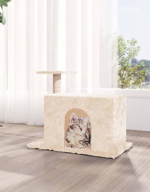 Încărcați imaginea în vizualizatorul Galerie, Ansamblu de pisici cu stâlp din funie de sisal, crem, 51 cm Lando - Lando
