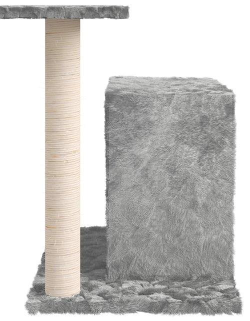 Încărcați imaginea în vizualizatorul Galerie, Ansamblu pisici, stâlpi din funie sisal, gri deschis, 51 cm Lando - Lando
