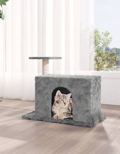 Загрузите изображение в средство просмотра галереи, Ansamblu pisici, stâlpi din funie sisal, gri deschis, 51 cm Lando - Lando

