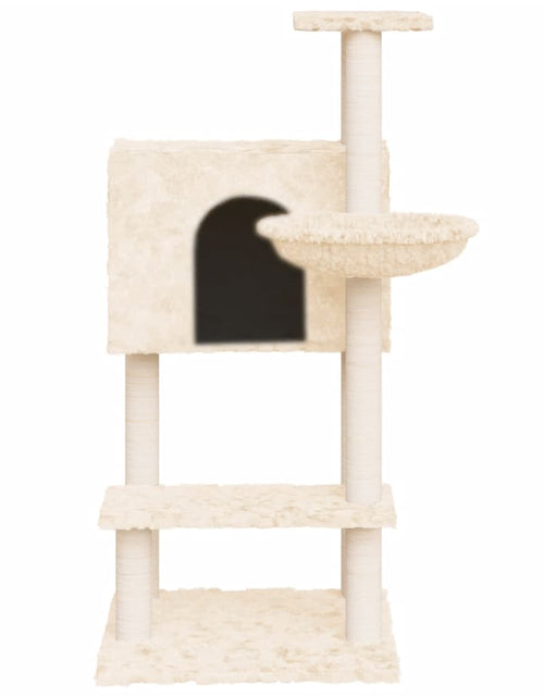 Загрузите изображение в средство просмотра галереи, Ansamblu de pisici cu stâlpi din funie de sisal, crem, 108,5 cm Lando - Lando
