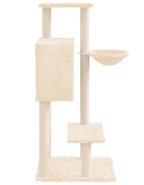 Încărcați imaginea în vizualizatorul Galerie, Ansamblu de pisici cu stâlpi din funie de sisal, crem, 108,5 cm Lando - Lando
