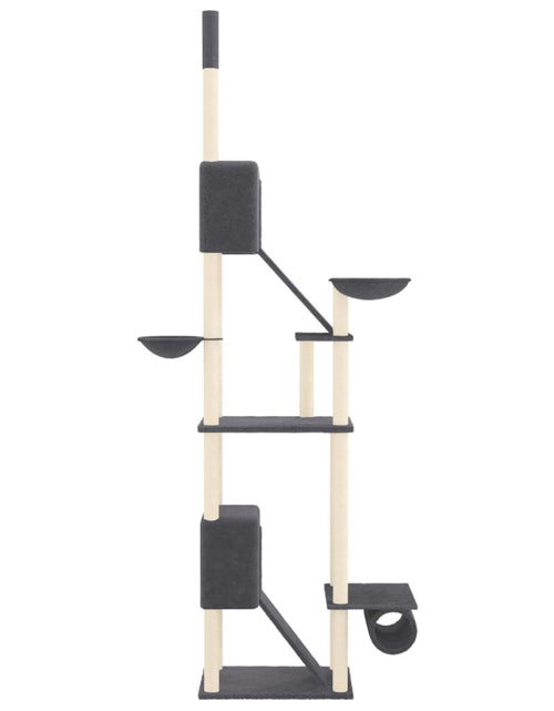 Încărcați imaginea în vizualizatorul Galerie, Ansamblu pisici din podea până la tavan, gri închis, 277-303 cm - Lando
