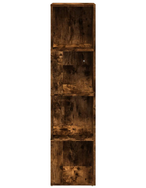 Încărcați imaginea în vizualizatorul Galerie, Dulap colțar, stejar fumuriu, 33x33x132 cm, lemn prelucrat - Lando
