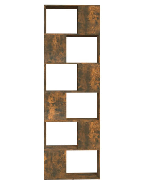 Загрузите изображение в средство просмотра галереи, Bibliotecă/Separator de cameră, stejar fumuriu, 60x24x186 cm Lando - Lando
