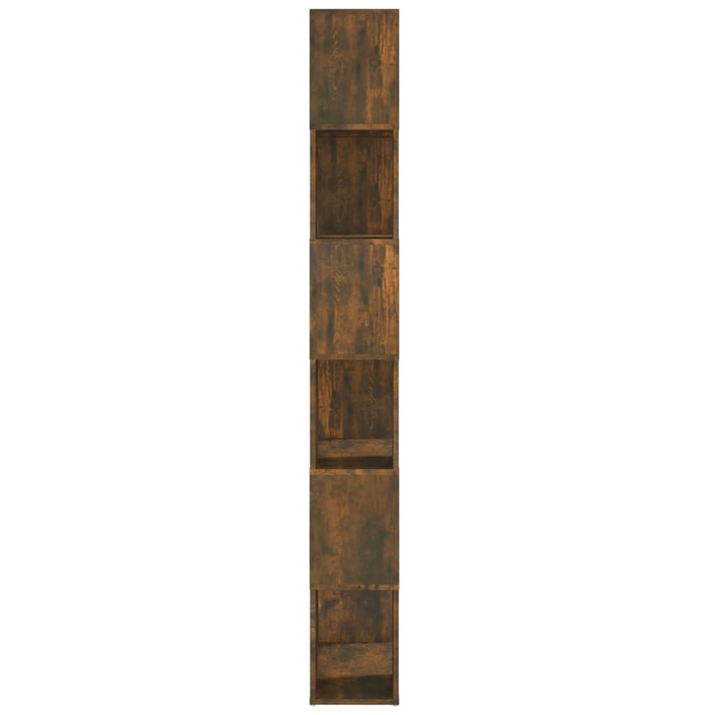 Lando-Bibliotecă/Separator de cameră, stejar fumuriu, 60x24x186 cm- mobila