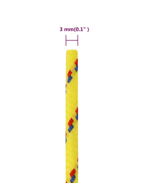 Загрузите изображение в средство просмотра галереи, Frânghie de barcă, galben, 3 mm, 50 m, polipropilenă Lando - Lando
