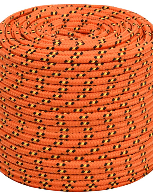 Загрузите изображение в средство просмотра галереи, Frânghie de barcă, portocaliu, 8 mm, 25 m, polipropilenă - Lando
