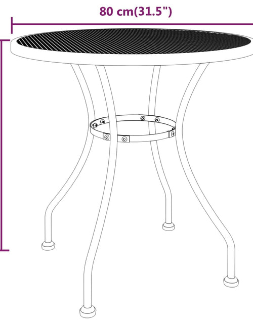 Загрузите изображение в средство просмотра галереи, Set mobilier grădină 3 piese antracit plasă metalică expandată - Lando
