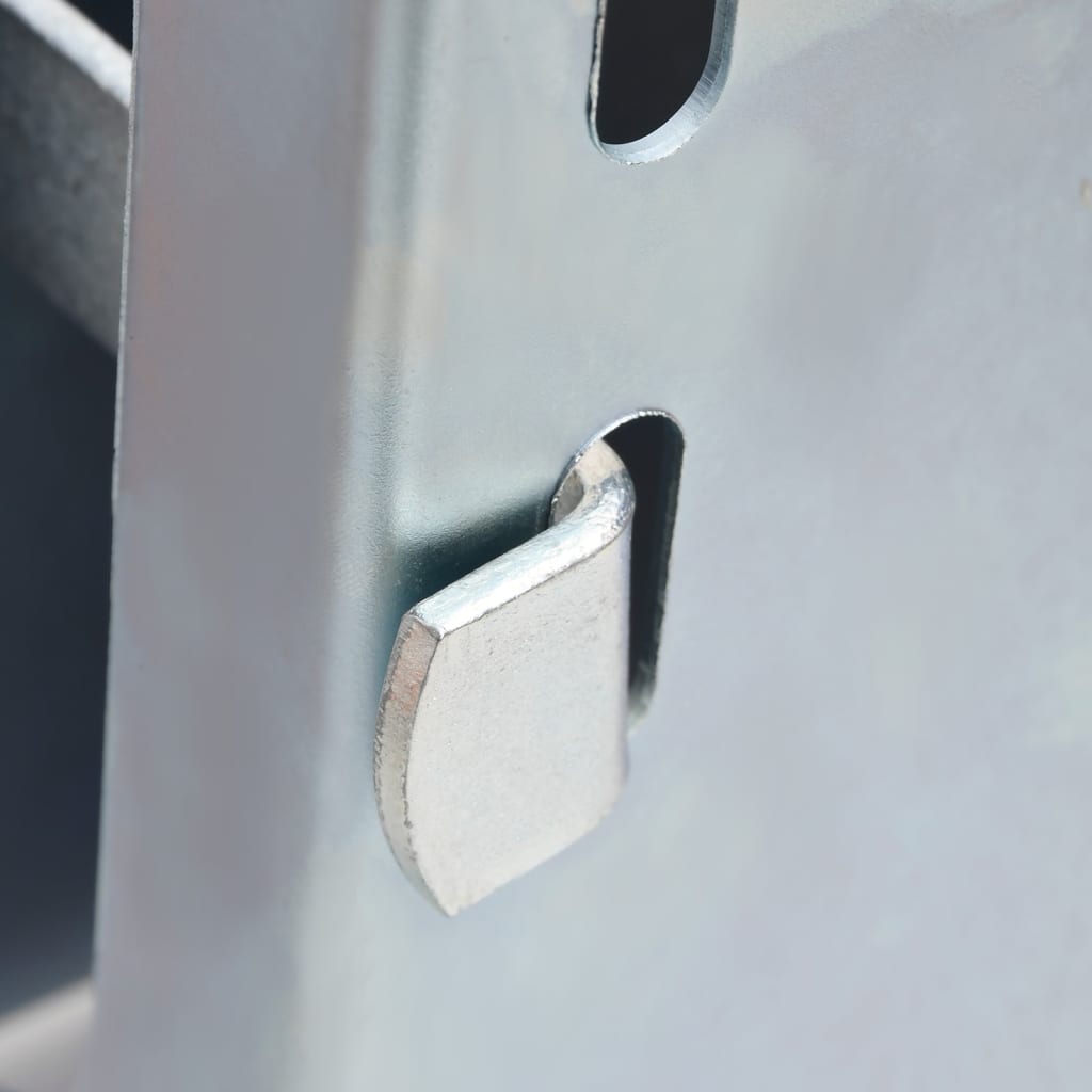 Dispozitiv blocare cârlig remorcă argintiu 11x11x23,5 cm oțel - Lando