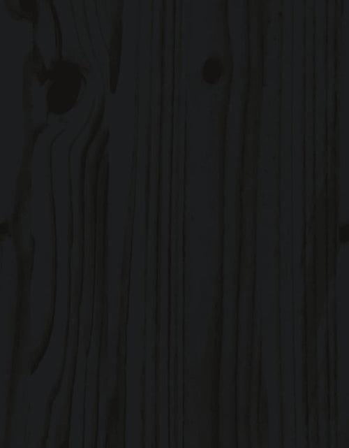 Încărcați imaginea în vizualizatorul Galerie, Pat de zi, negru, 90x190 cm, lemn masiv de pin - Lando
