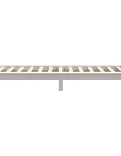 Încărcați imaginea în vizualizatorul Galerie, Cadru de pat, alb, 90x190 cm, single, lemn masiv de pin - Lando
