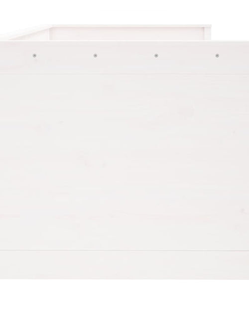 Încărcați imaginea în vizualizatorul Galerie, Pat de zi, alb, 90x200 cm, lemn masiv de pin - Lando
