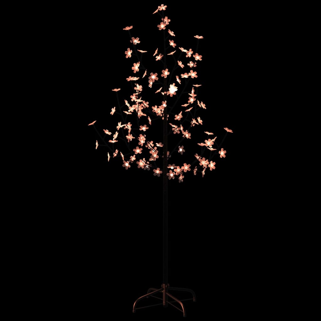 Copac cu flori de cireș, alb cald, 84 LED-uri, 120 cm Lando - Lando