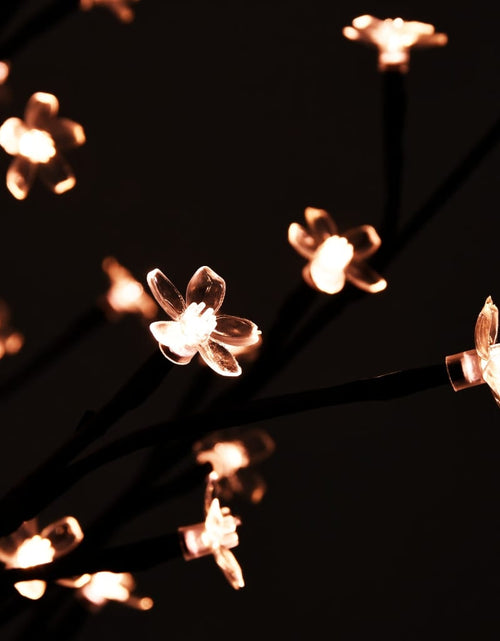 Încărcați imaginea în vizualizatorul Galerie, Copac cu flori de cireș, alb cald, 84 LED-uri, 120 cm Lando - Lando
